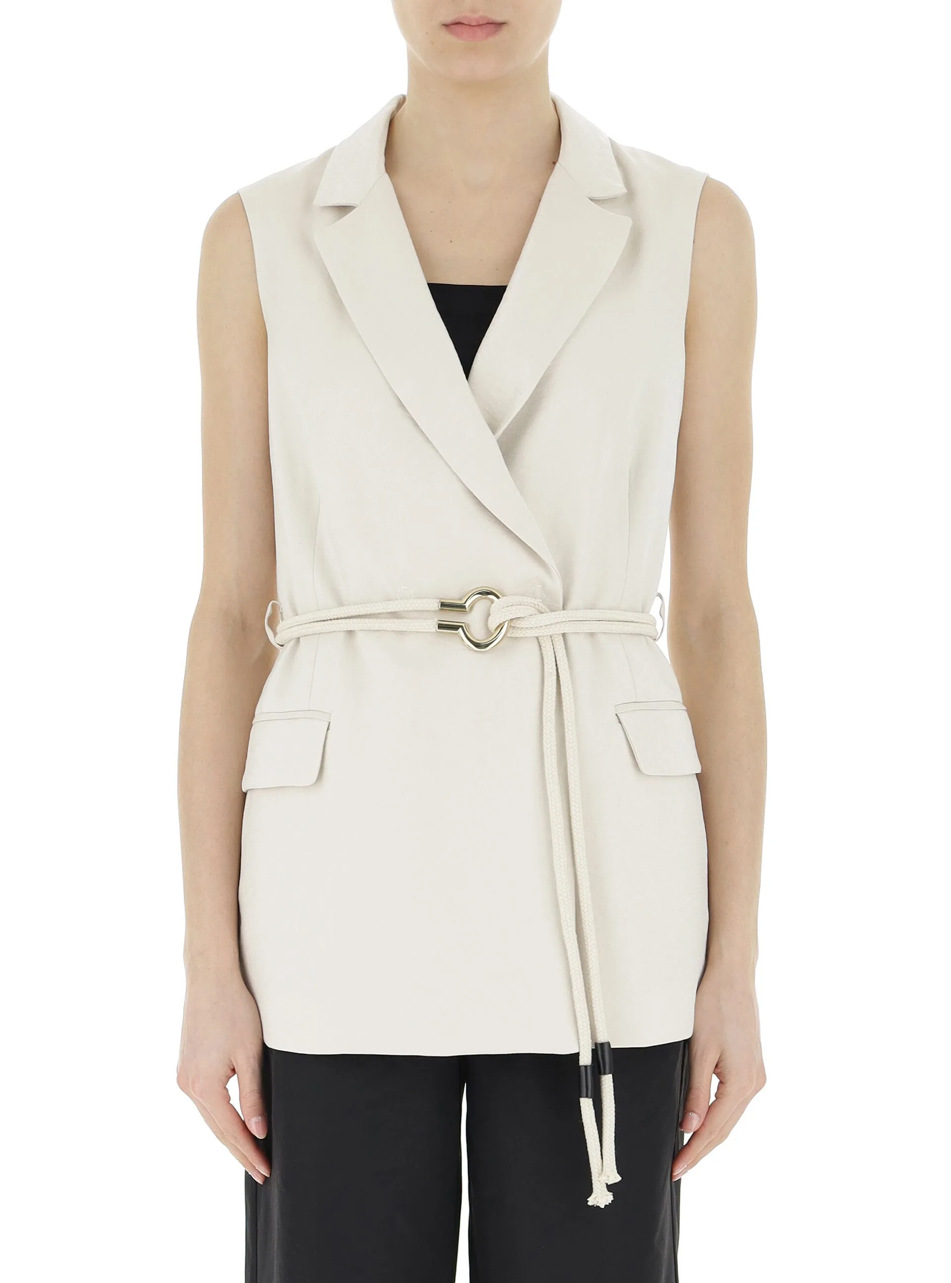 Blazer smanicato LIU JEANS BEIGE 42 - Liu jo - FashionsVida