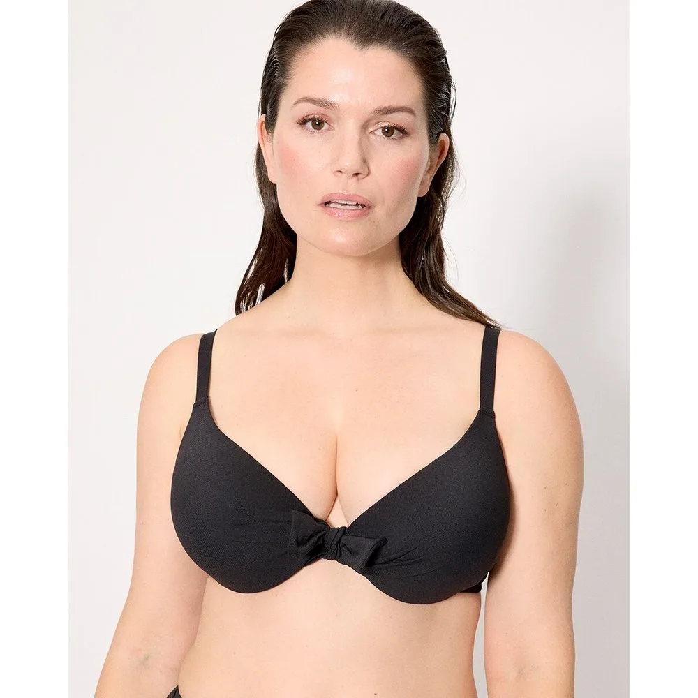 Tops de bikini micropiqué en copas c y d - Ysabel Mora - FashionsVida