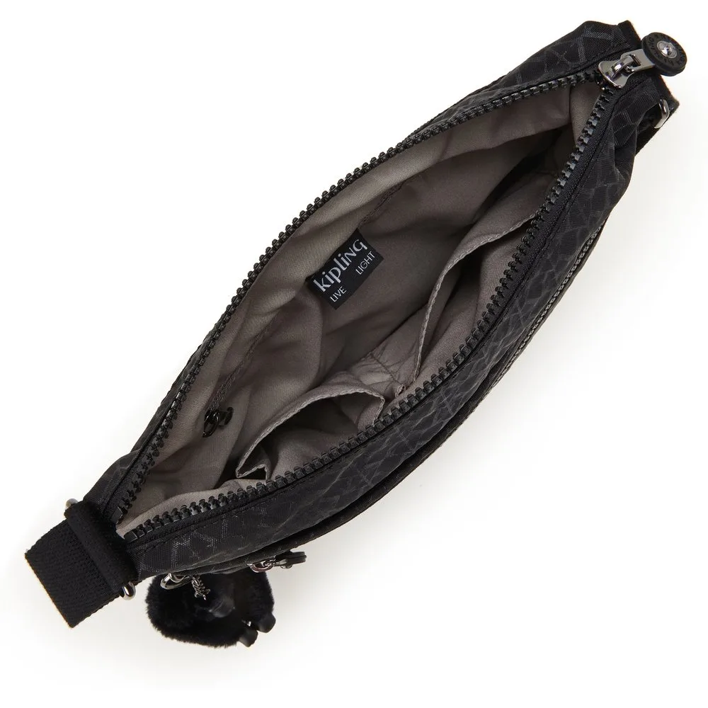 Bandolera de mujer ligera Arto con correa extensible en estampado - Kipling - FashionsVida
