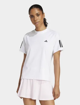 Womens Maglietta Tennis Climacool 3-stripes Club - Bianco, bianco bianco Donna taglia 2XL - Adidas - FashionsVida