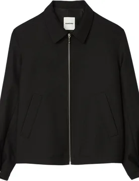 Cazadora de hombre de lana con cremallera - sandro - FashionsVida