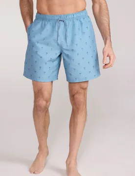Aruba Printed Mens Swimshorts - Green - Green - Size: 3XL - Mountain Warehouse - FashionsVida