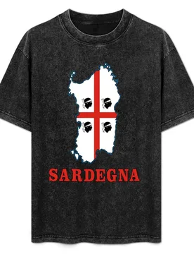 Sardegna bandiera map T-Shirt Holiday Outdoor T-Shirt - Aliexpress - FashionsVida