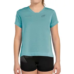 Bea G 25v Short Sleeve T-shirt Water Green Bicolor Fabric 10 Years