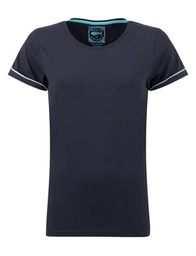 Weird Fish Maya Outfitter T-Shirt Size 22 - offers all-offers offers womens-2-for-40-tees offers womens-offers sale all-sale sale womens women women a - Navy - FashionsVida