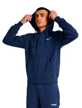 Sweat-shirt à Zip Legacy 2.0 Dress Blue XL - Hummel - FashionsVida