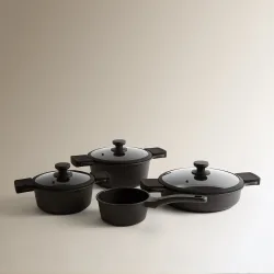 Batería de cocina 4 piezas de aluminio fundido Excellent Pro