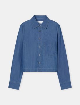 Cropped classic shirt female