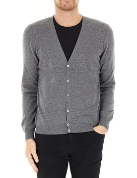 Cardigan scollo V GRIGIO 56