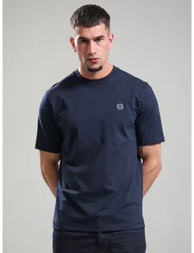 Mens Navy Foundation T-Shirt - Male - Navy - Small - Marshall artist - FashionsVida
