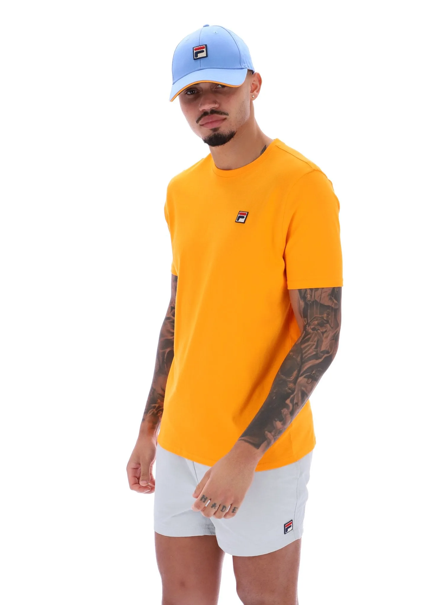 Bright Marigold Sunny Essential T-Shirt - XS - FILA - FashionsVida