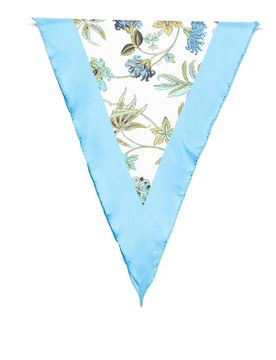Fay Sciarpa triangolare azzurra