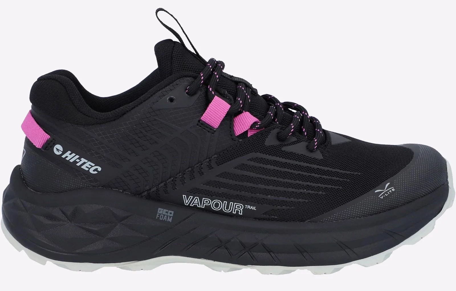 Fuse Trail Low Trainers Womens - Black - Size Uk 4 - Hi-tec - FashionsVida