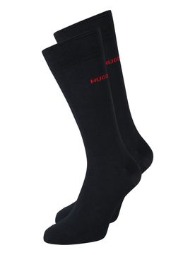 HUGO Calcetines azul oscuro / rojo