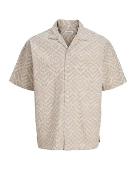 Camisa JJMILO beige L - Jack & jones - FashionsVida