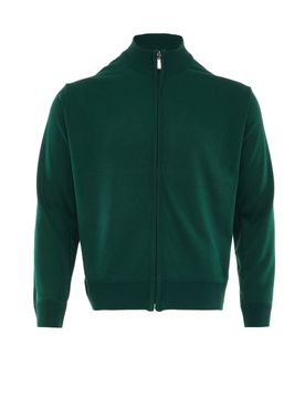Aleva Cárdigan verde oscuro
