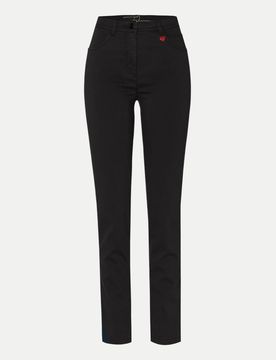 Relaxed by Slim-Fit Hose Meine beste Freundin Schwarz 46