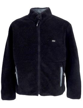 Orsetto Uomo Trophy Sherpa Jacket Reversible Black