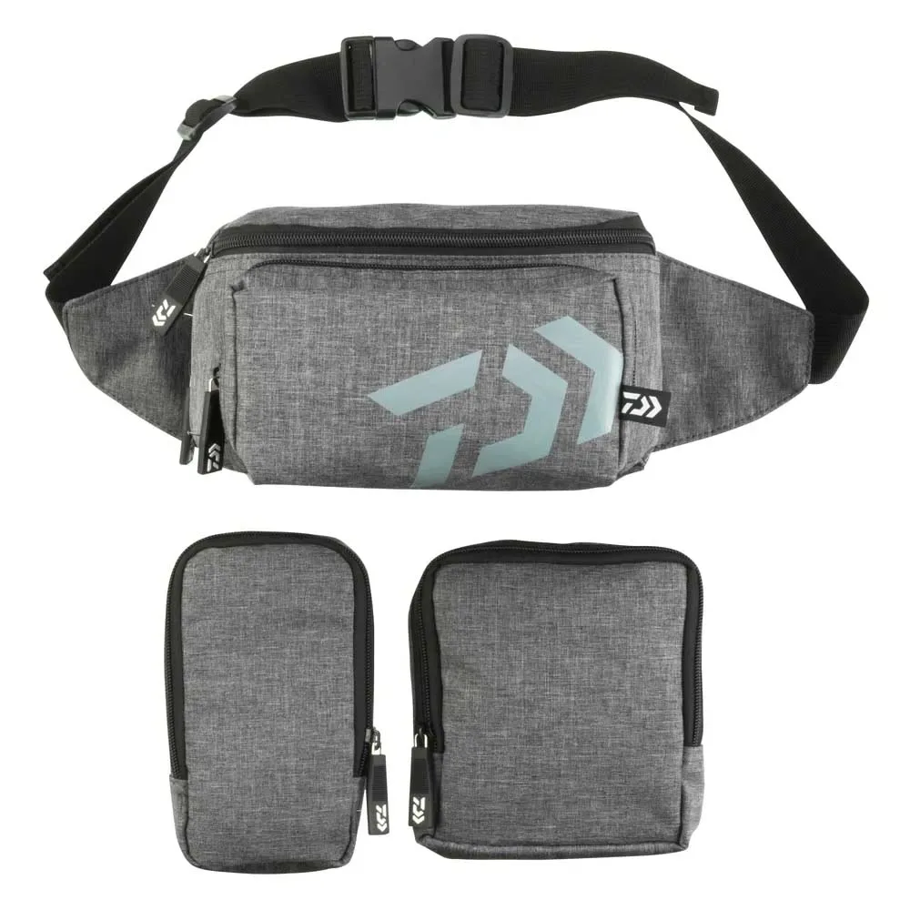 Daiwa Logo Waist Pack Grey One Size unisex - Daïwa - FashionsVida