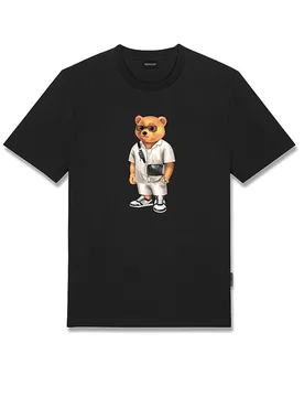 T-Shirt schwarz L herren - Baron Filou - FashionsVida
