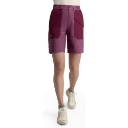 Pantalón corto montaña repelente al agua mujer Solara