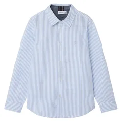 Camicia A Maniche Lunghe New Campanula / Stripes Bright White 11-12 Anni
