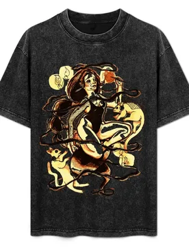 Thicc wicken cat lady T-Shirt - Aliexpress - FashionsVida
