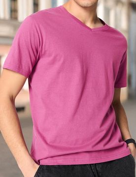 Sinsay - T-shirt - rosa shocking