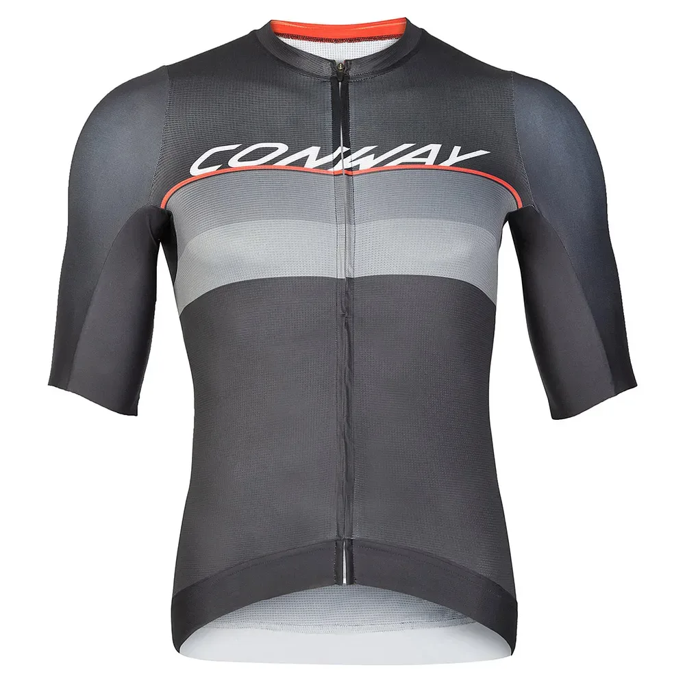 Maglia A Maniche Corte Race Black / Grey - Conway - FashionsVida