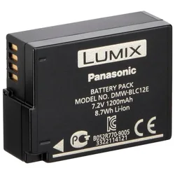 Batterie Au Lithium Dmw-blc12 1200mah 7.2v Black One Size unisex