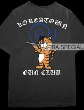 A-Koreatown Gun Club Shirt | Hodori Shirt | Korea Shirt - Aliexpress - FashionsVida