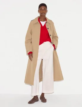 Mid Rise Wide Leg Ankle Grazer Jeans White female - Jigsaw - FashionsVida
