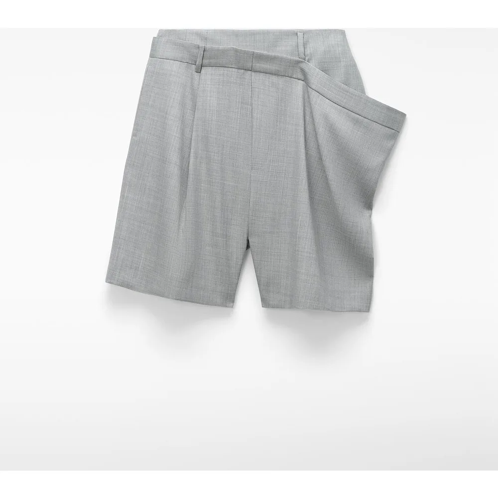 Bermudas de mujer corte sastre con cinturilla caída - Adolfo Dominguez - FashionsVida
