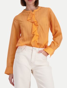 Monari Volantbluse Orange 44