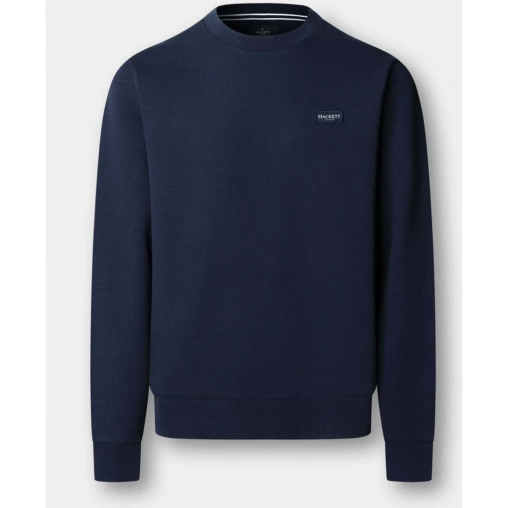 Sudadera de hombre cuello redondo con logo - Hackett - FashionsVida