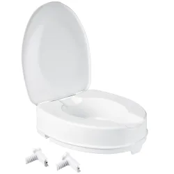 Toilettensitzerhöhung von weiss