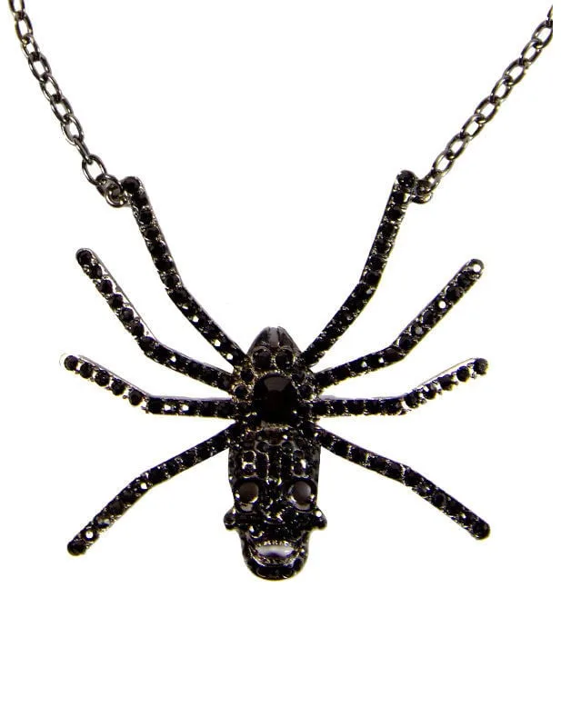 Kreepsville Gothic Halskette Spinne - Ripper Merchandise LTD - KF - FashionsVida