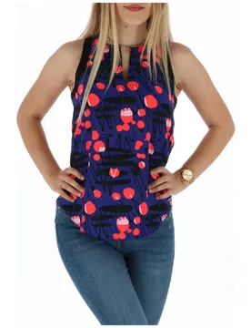 Armani Exchange Top Blau 225034