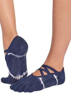 Chaussettes Full Toe Elle Pilates Grip Soul Blue Tie Dye Stripe EU 36-38 1/2