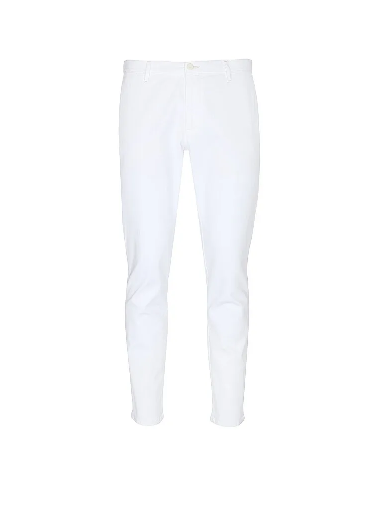 Chino Slim Fit ROB LIGHT SUPERSTRETCH blanco 36/L30 - Alberto - FashionsVida