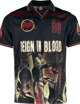 Trikot - Reign In Blood Rock FC - S bis 4XL - für Männer - Größe 3XL - schwarz - Lizenziertes Merchandise! - Männer - male - Slayer - FashionsVida