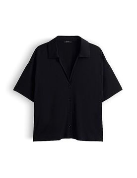 Poloshirt SAJACKI schwarz 38 damen