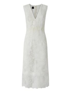 Vestito In Pizzo Con Scollo A V