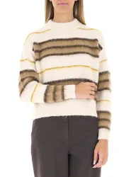 Maglione girocollo AVORIO S