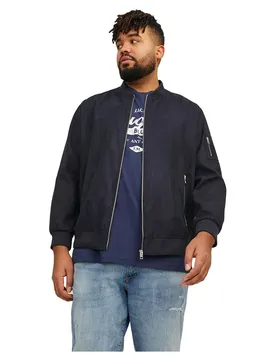 Veste Rocky Faux Suede Jet Black / Detail Faux Suede 4XL