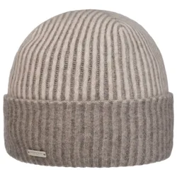 Levia Cashmere Beanie Hat by - beige-grey - Female - Size: One Size