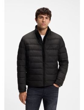 Para hombre. 50519237 Chaqueta Cenitos hidrófuga con detalle de logo (48), Casual, Poliéster Reciclado