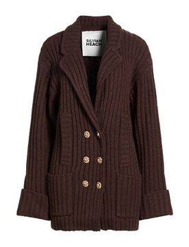 Strickjacke Damen Dunkelbraun L,M,S,XL,XS Damen