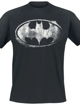 DC Comics T-Shirt - Smudge Logo - S bis 3XL - für Männer - Größe 3XL - schwarz - Lizenzierter Fanartikel - Männer - male - Batman - FashionsVida