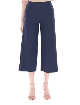 Pantalone wide leg BLU NAVY 48